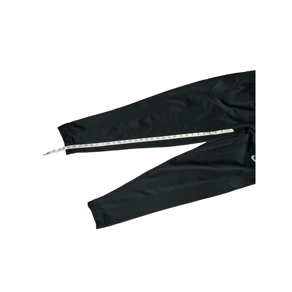 Nike Dri-FIT Mens Training Pants Black Mesh Panel Tapered Joggers Size M